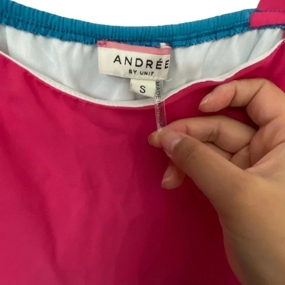 Women's Summer Sleeveless Color Block Dress - Picture 7 of 8